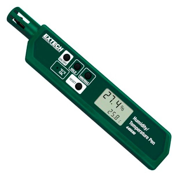Extech 445580 Humidity and Temperature Pen, Fast Sensor, Dual LCD