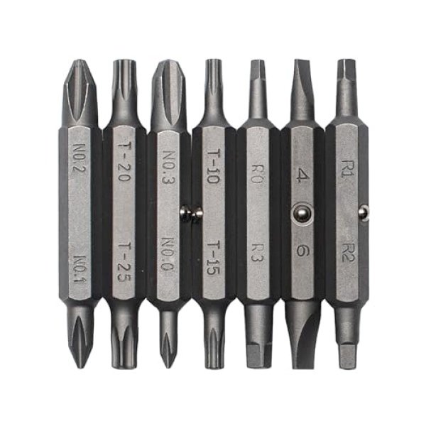 MEGAPRO® Original Bit Pack | Replacement Multi-Bit Refills | 7 Double-ended Bits | Household Bits