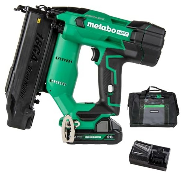 Metabo HPT 18 Gauge Brushless Cordless Brad Nailer Kit, NT1850DFT