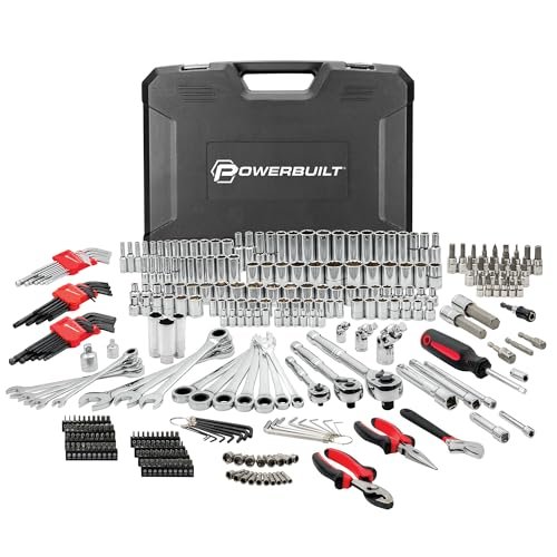 Powerbuilt 325-Piece Mechanics SAE and Metric Ratcheting Wrench Tool Set
