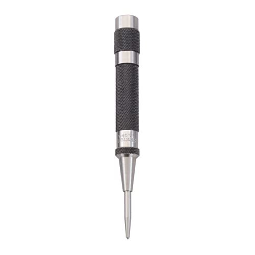 Starrett Steel Automatic Center Punch, 5" Length, 9/16" Punch Diameter