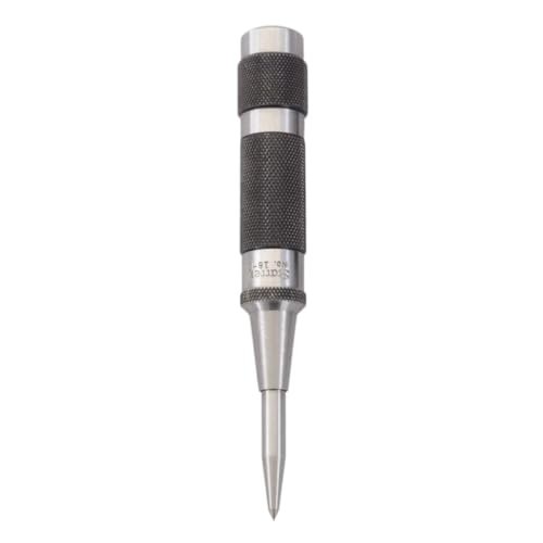Starrett Steel Automatic Center Punch, 5-1/4" Length, 11/16" Punch Diameter