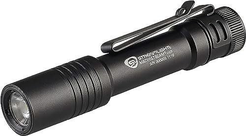 Streamlight 66320 MacroStream 500-Lumen 2,000-Candela Flashlight, Black