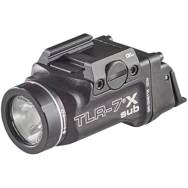 Streamlight 69400 TLR-7 X Sub Gun Light, Black