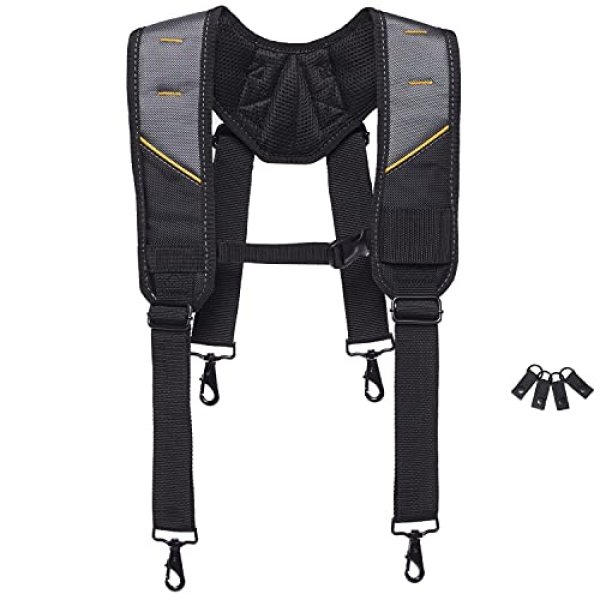 ToughBuilt ClipTech - Pro Padded Suspenders, Adjustable, TB-CT-51P