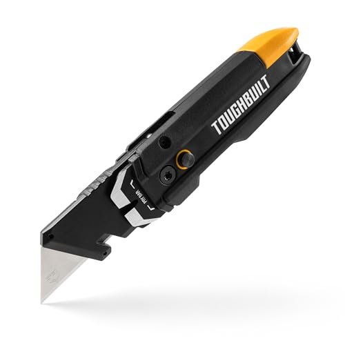 ToughBuilt - Pry Bar Utility Knife with 2 Extra Blades, TB-H4-12-IST