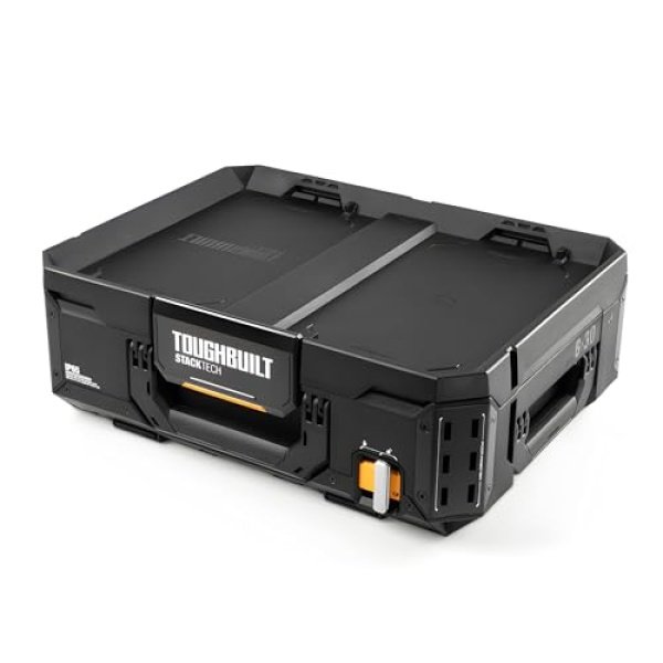 ToughBuilt StackTech 1 Drawer Tool Box, Stackable Organizer, 75 lb Capacity